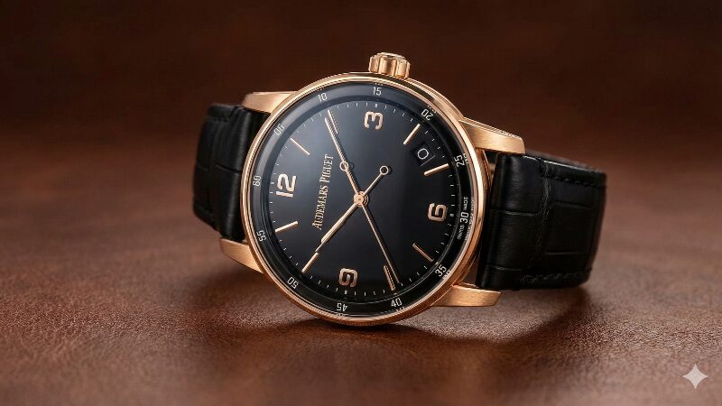 オーデマピゲ Code 11.59 ピンクゴールドモデルの高級感あふれるイメージ