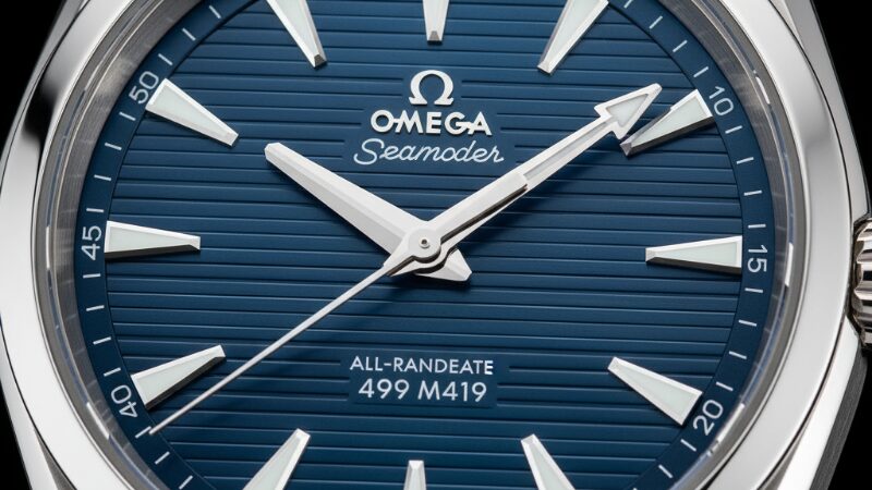 オメガ シーマスター アクアテラのチークコンセプトダイヤル