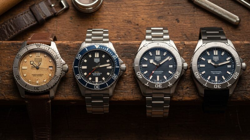 アクアレーサーの歴史を象徴する歴代モデルのコレクション