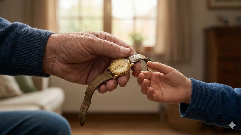 祖父の手から孫の手に、世代を超えて受け継がれるヴィンテージ機械式時計