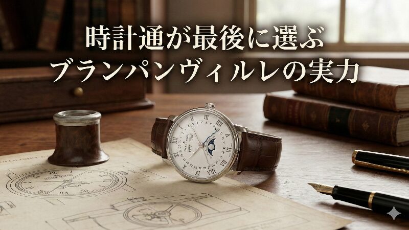 時計通が最後に選ぶ。ブランパンヴィルレの評価と実力