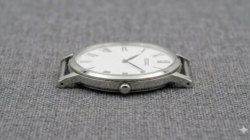 セイコーSWR049を真横から撮影