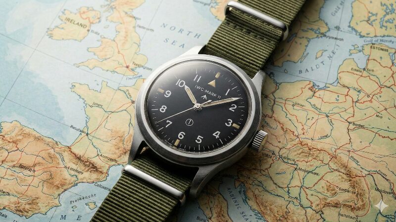 ヴィンテージのマーク11と古い飛行地図