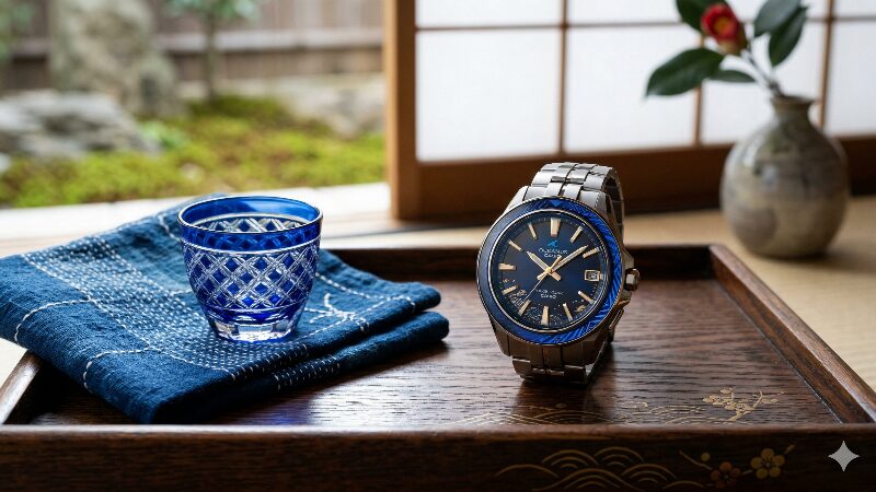 江戸切子・蒔絵との融合が昇華させたジャパンブルー