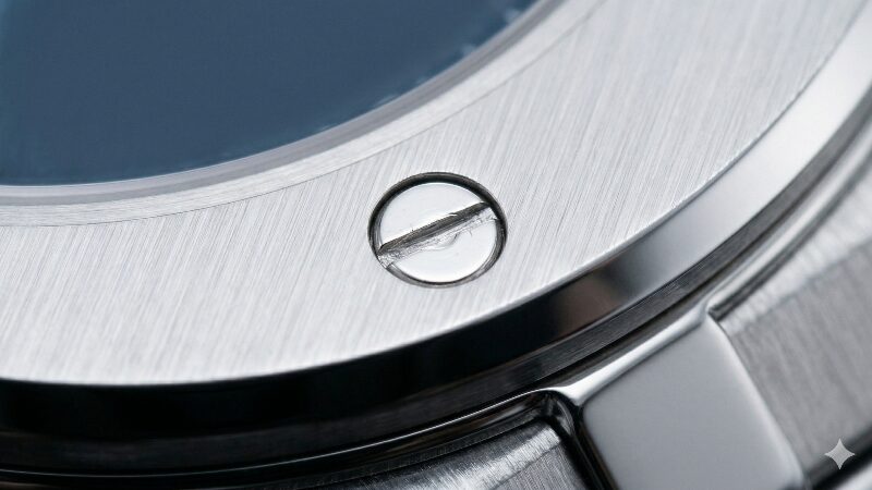 アルパインイーグルのベゼルにある機能的なビス