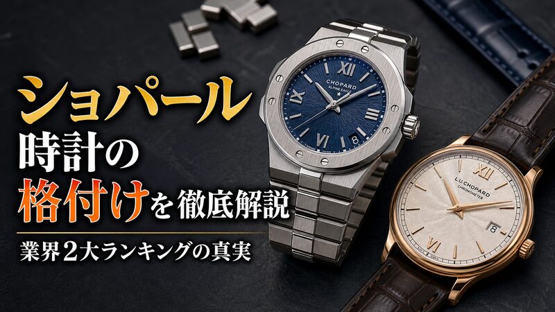 ショパール アルパインイーグルとL.U.Cを並べた格付け解説記事のアイキャッチ画像
